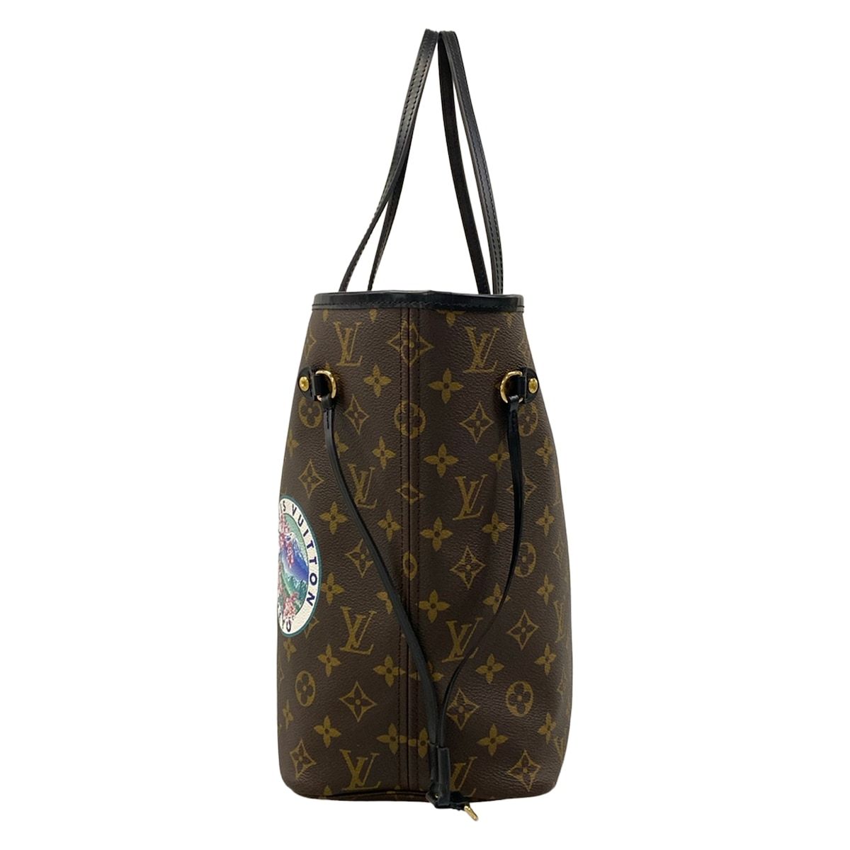 Louis Vuitton Tote Bag World Tour Collection Neverfull MM Monogram — view 4