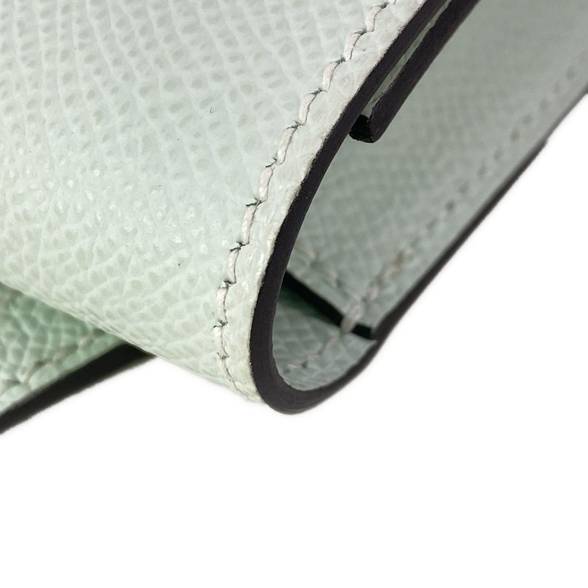Hermes Wallet Nap to Go Vert Peppermint on Chain Silver Shoulder Bag — view 7