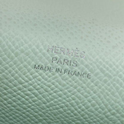 Hermes Wallet Nap to Go Vert Peppermint on Chain Silver Shoulder Bag — view 5