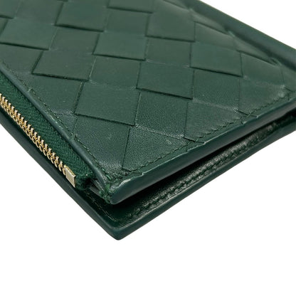 Bottega Veneta Bifold Wallet Solstice Dark Green Leather — view 6