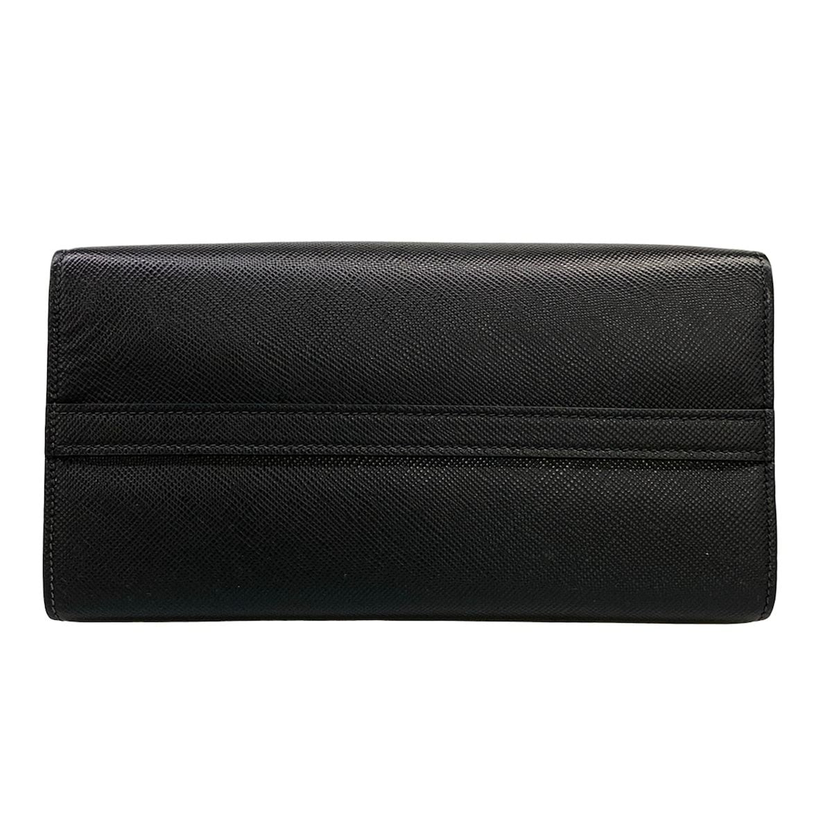 Prada Handbag Monochrome Black Leather — view 5