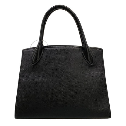 Prada Handbag Monochrome Black Leather — view 3