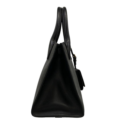 Prada Handbag Monochrome Black Leather — view 2