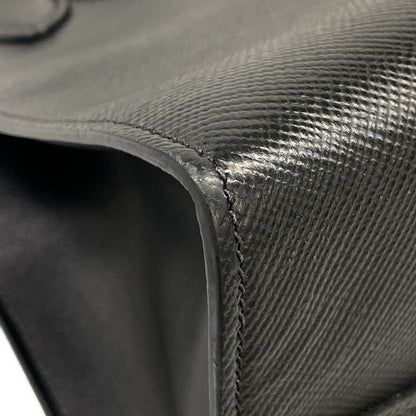 Prada Handbag Monochrome Black Leather — view 6