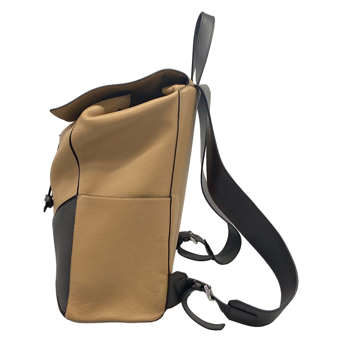 Loewe Backpack Puzzle Dark Brown Leather — view 4