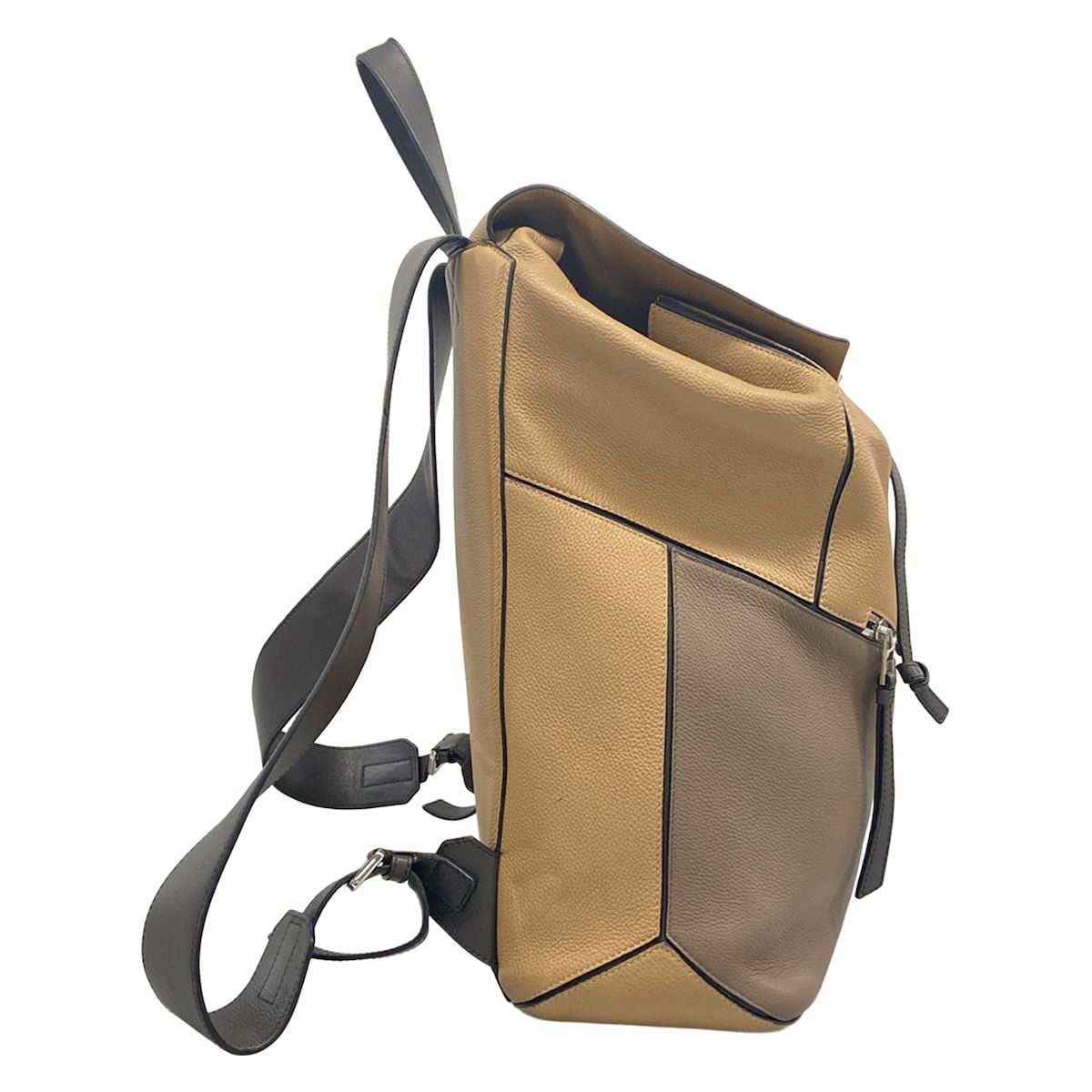 Loewe Backpack Puzzle Dark Brown Leather — view 2