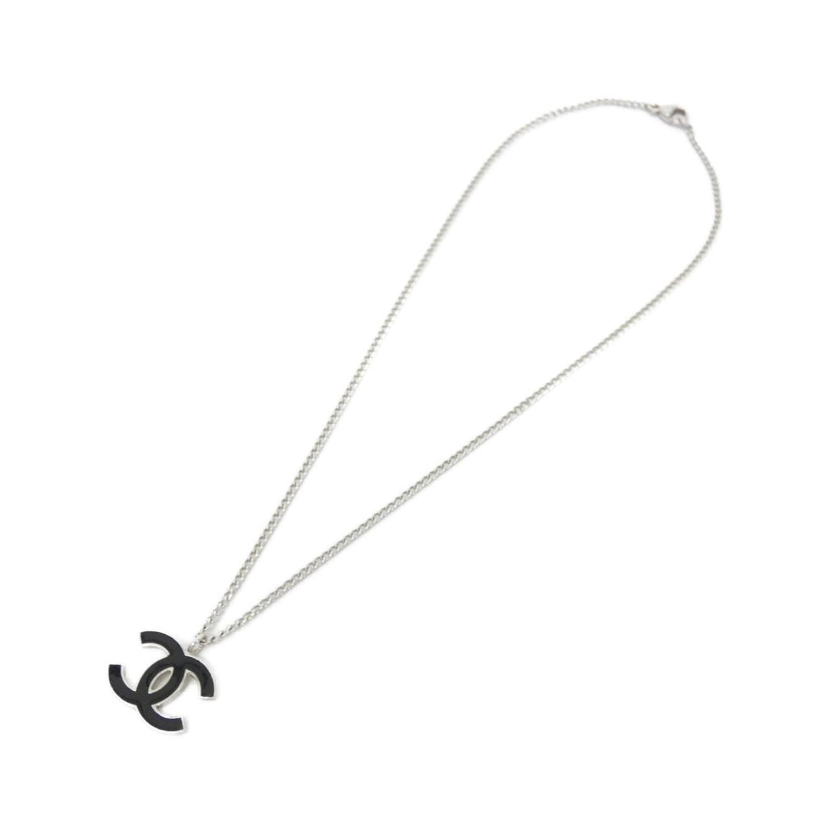 Chanel Vintage Necklace Silver — view 2