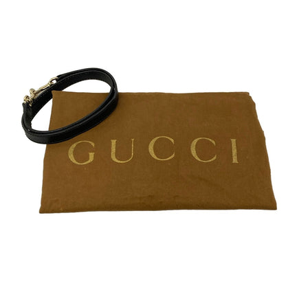 Gucci Handbag Sookie GG Pattern Beige Dark Brown Black Leather — view 8