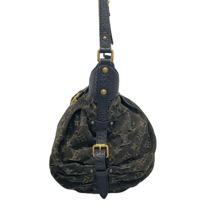 Louis Vuitton Shoulder Bag Monogram Denim Slightly Noir — view 4