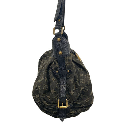 Louis Vuitton Shoulder Bag Monogram Denim Slightly Noir — view 2