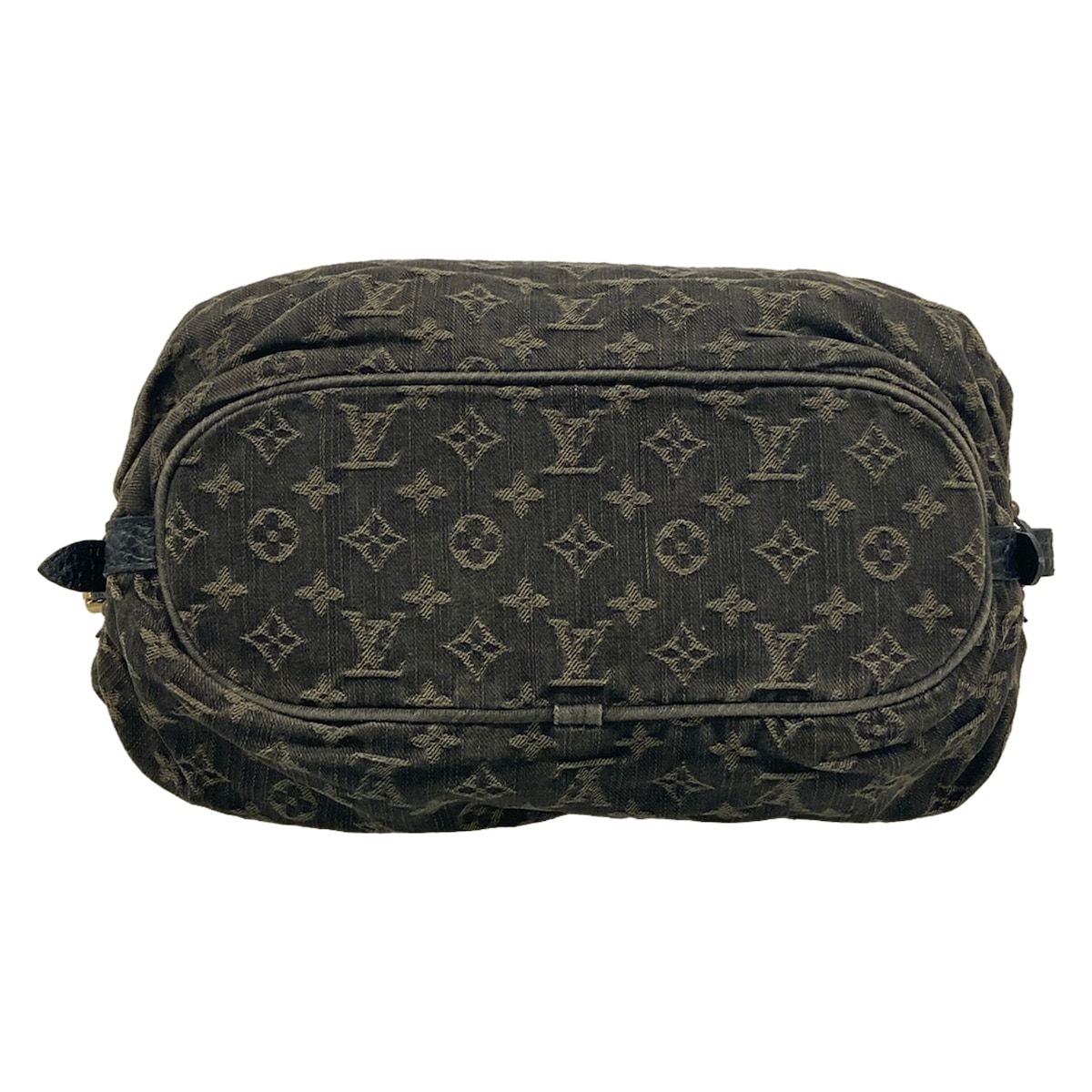Louis Vuitton Shoulder Bag Monogram Denim Slightly Noir — view 5