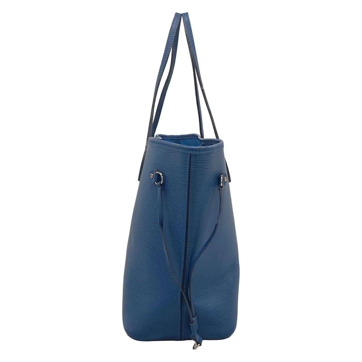 Louis Vuitton Tote Bag Epi Neverfull MM Sapphire Leather — view 2