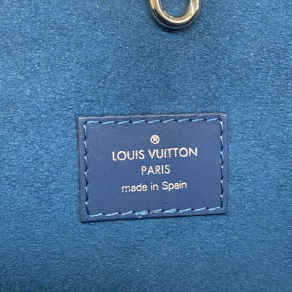 Louis Vuitton Tote Bag Epi Neverfull MM Sapphire Leather — view 8