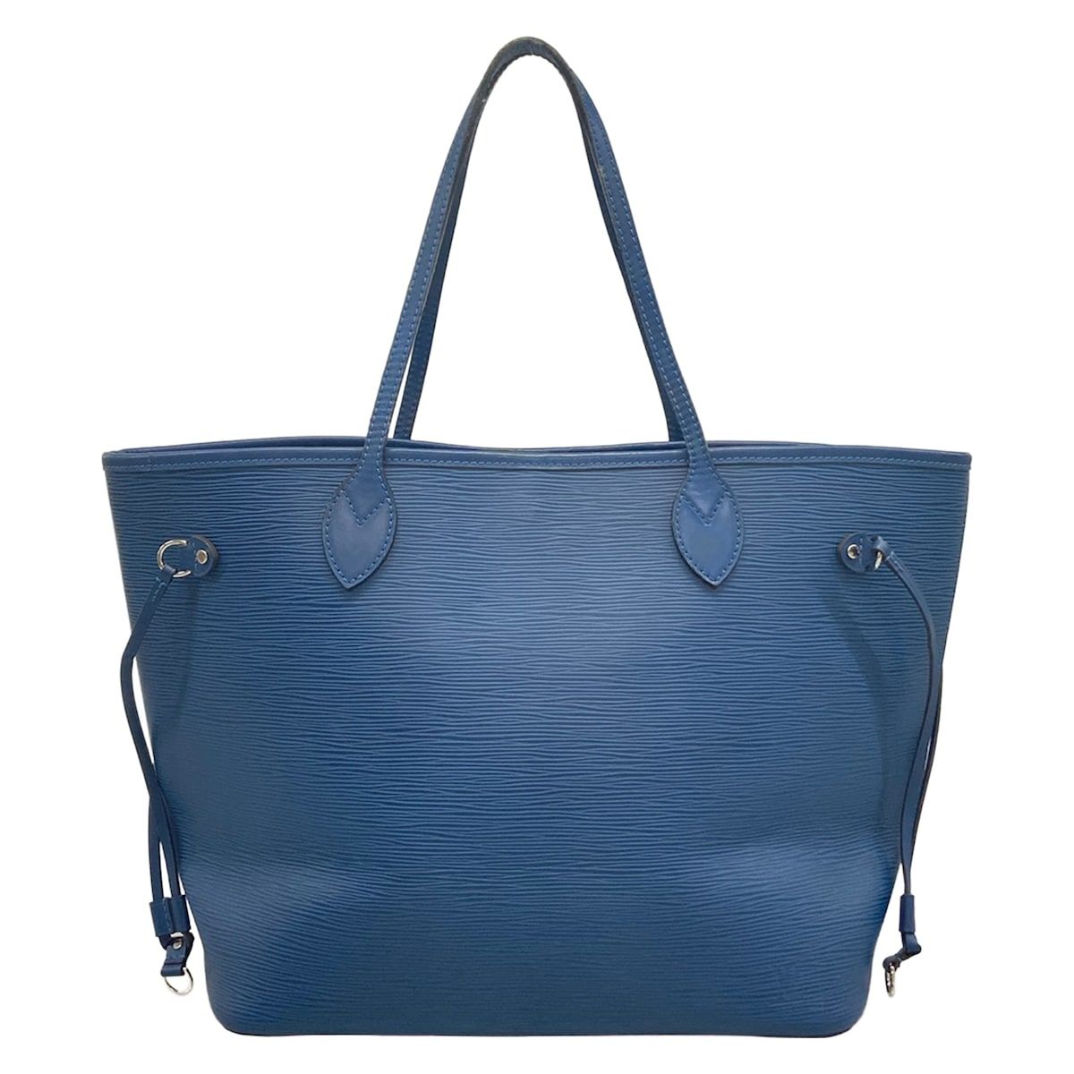 Louis Vuitton Tote Bag Epi Neverfull MM Sapphire Leather