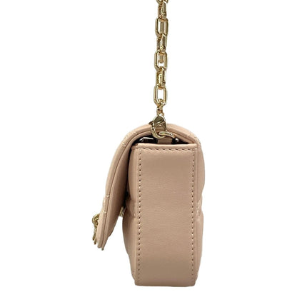 Dior Shoulder Bag My Talk Phone Pink Beige Leather — view 4
