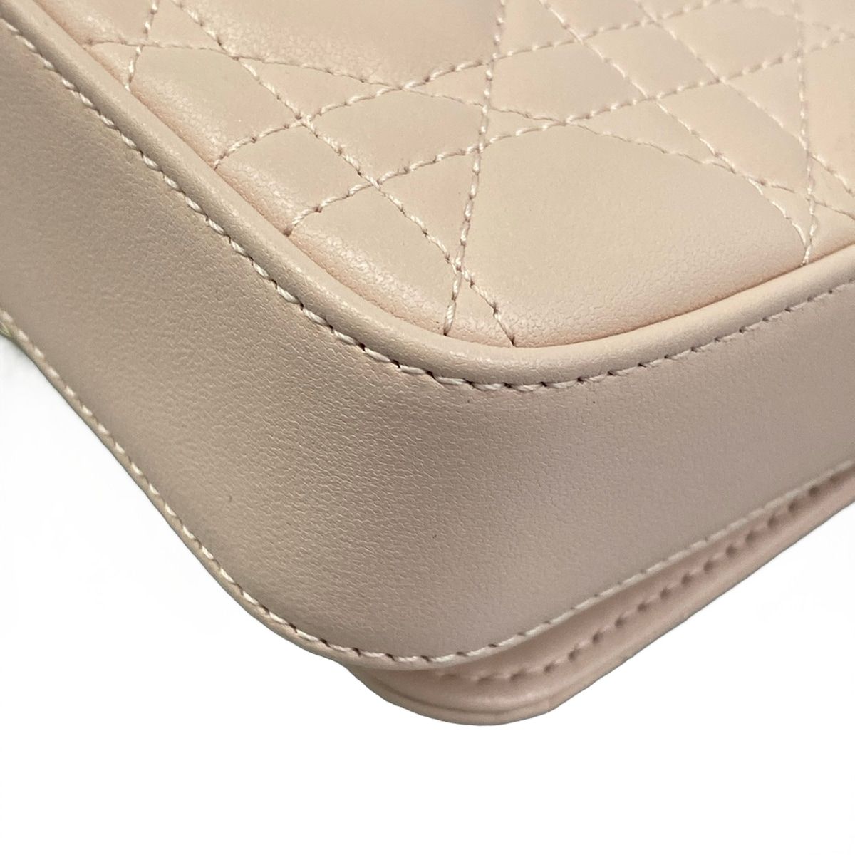 Dior Shoulder Bag My Talk Phone Pink Beige Leather — view 6