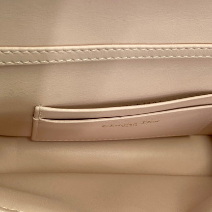 Dior Shoulder Bag My Talk Phone Pink Beige Leather — view 7