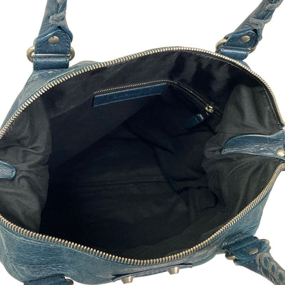 Balenciaga Handbag Classic Square Blue Leather — view 7