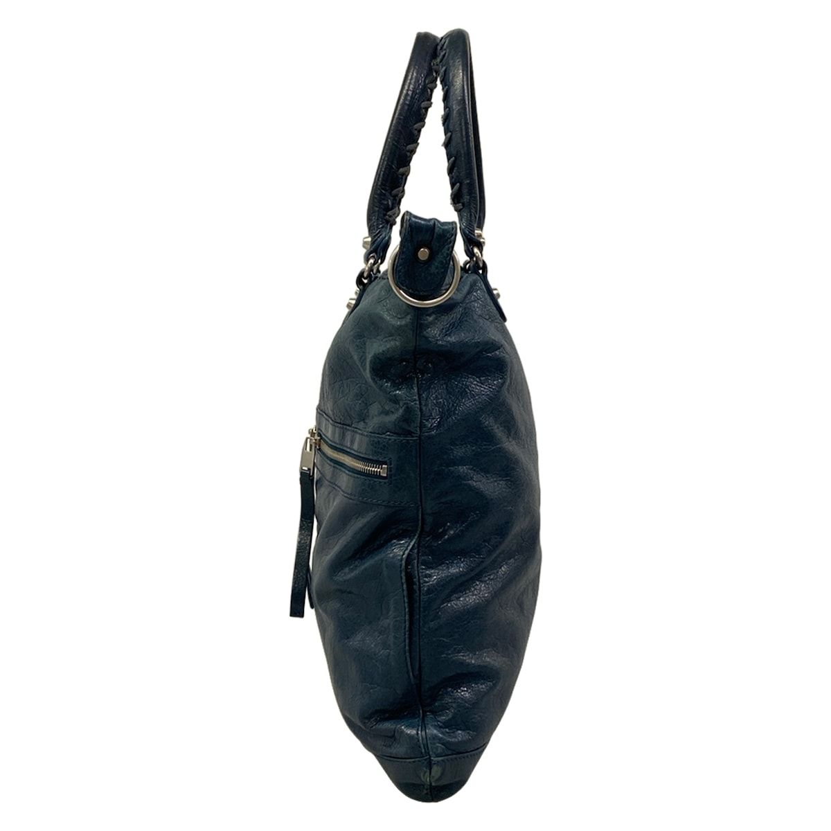 Balenciaga Handbag Classic Square Blue Leather — view 4