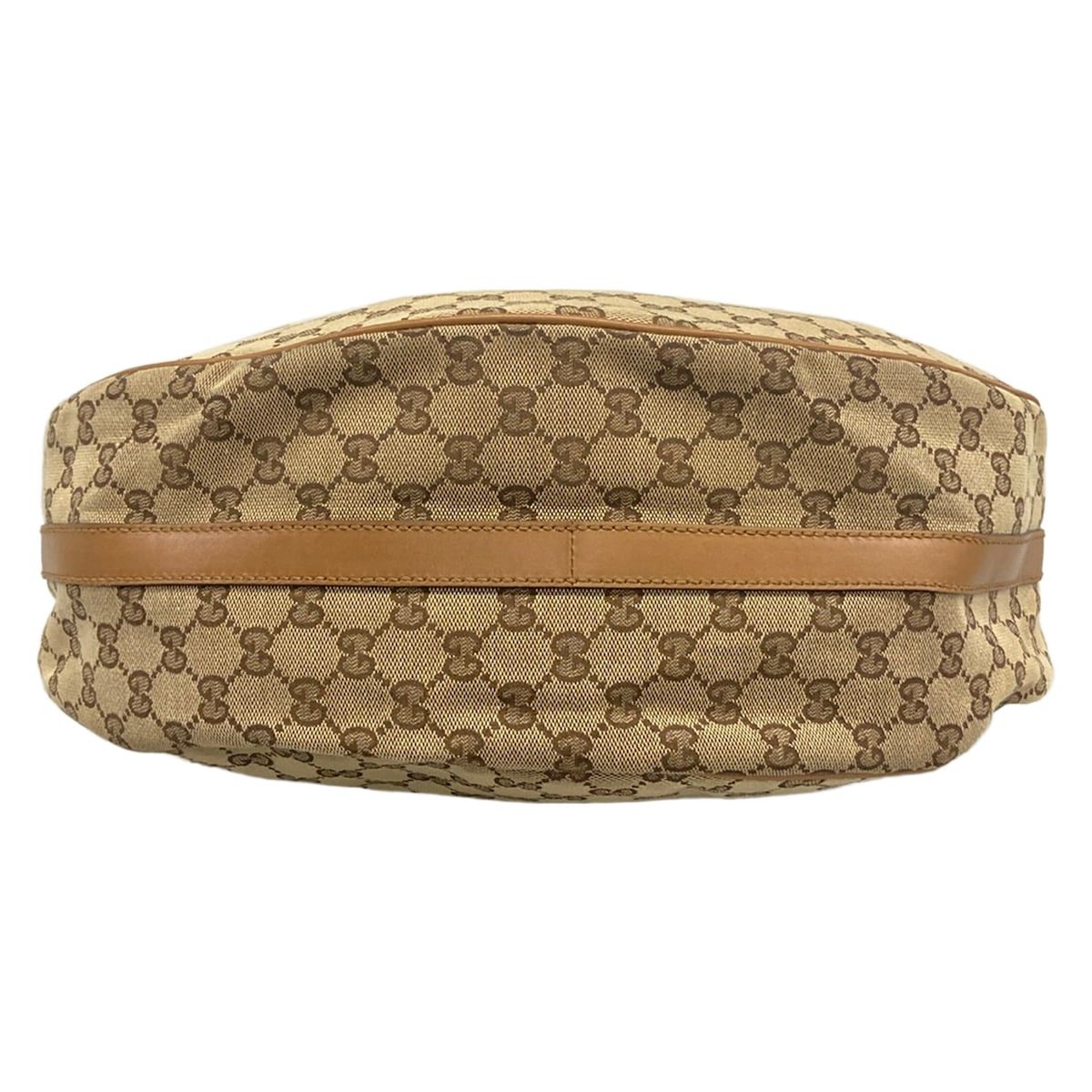 Gucci Shoulder Bag GG Twins Beige Dark Brown Leather — view 5