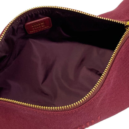 Miu Miu Shoulder Bag Bordeaux Mini Re-Nylon — view 7