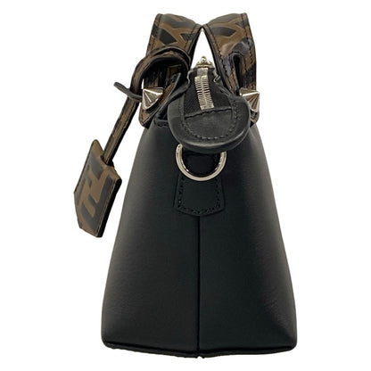 Fendi Handbag Mini by the Way Black Dark Brown Bag Leather — view 4