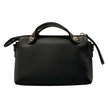 Fendi Handbag Mini by the Way Black Dark Brown Bag Leather — view 3