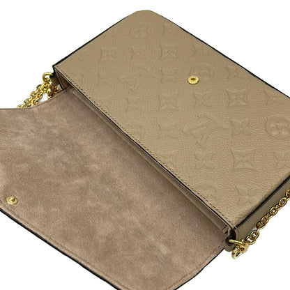 Louis Vuitton Wallet Monogram Empreinte Pochette Felice Tartrail Chain Leather — view 3