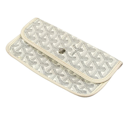 Goyard Tote Bag Saint Louis PM White Gray Light Leather — view 8