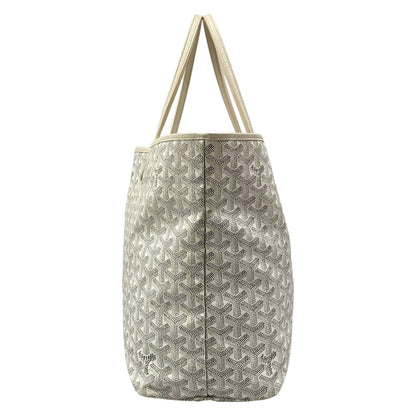 Goyard Tote Bag Saint Louis PM White Gray Light Leather — view 2