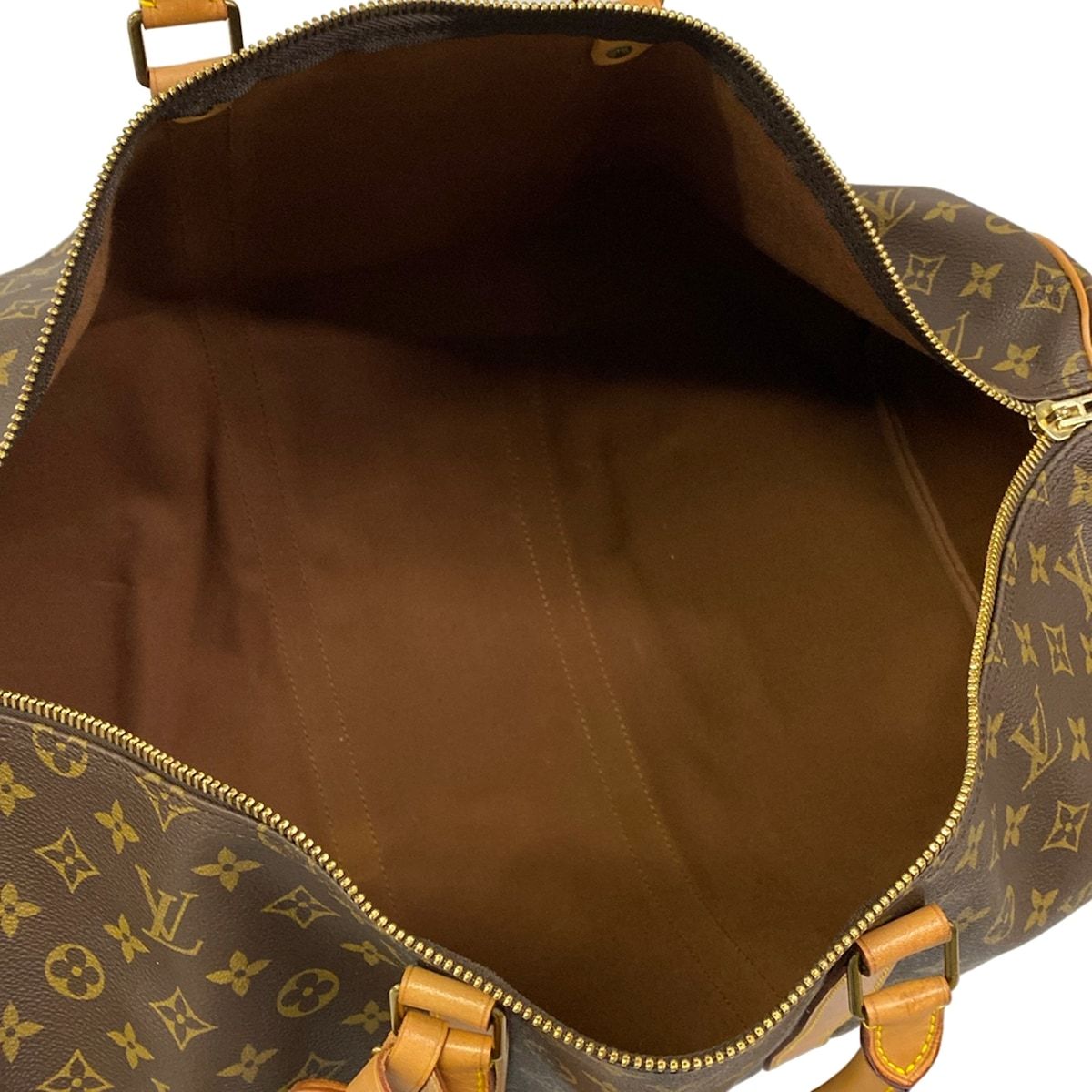 Louis Vuitton Boston Bag Monogram Keepall Bandouliere 55 — view 7