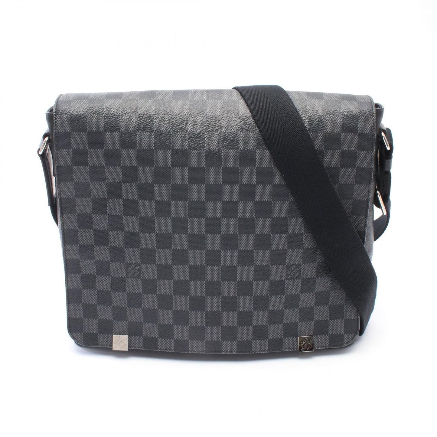 Louis Vuitton Shoulder Bag District MM NM Damier Graphite Leather