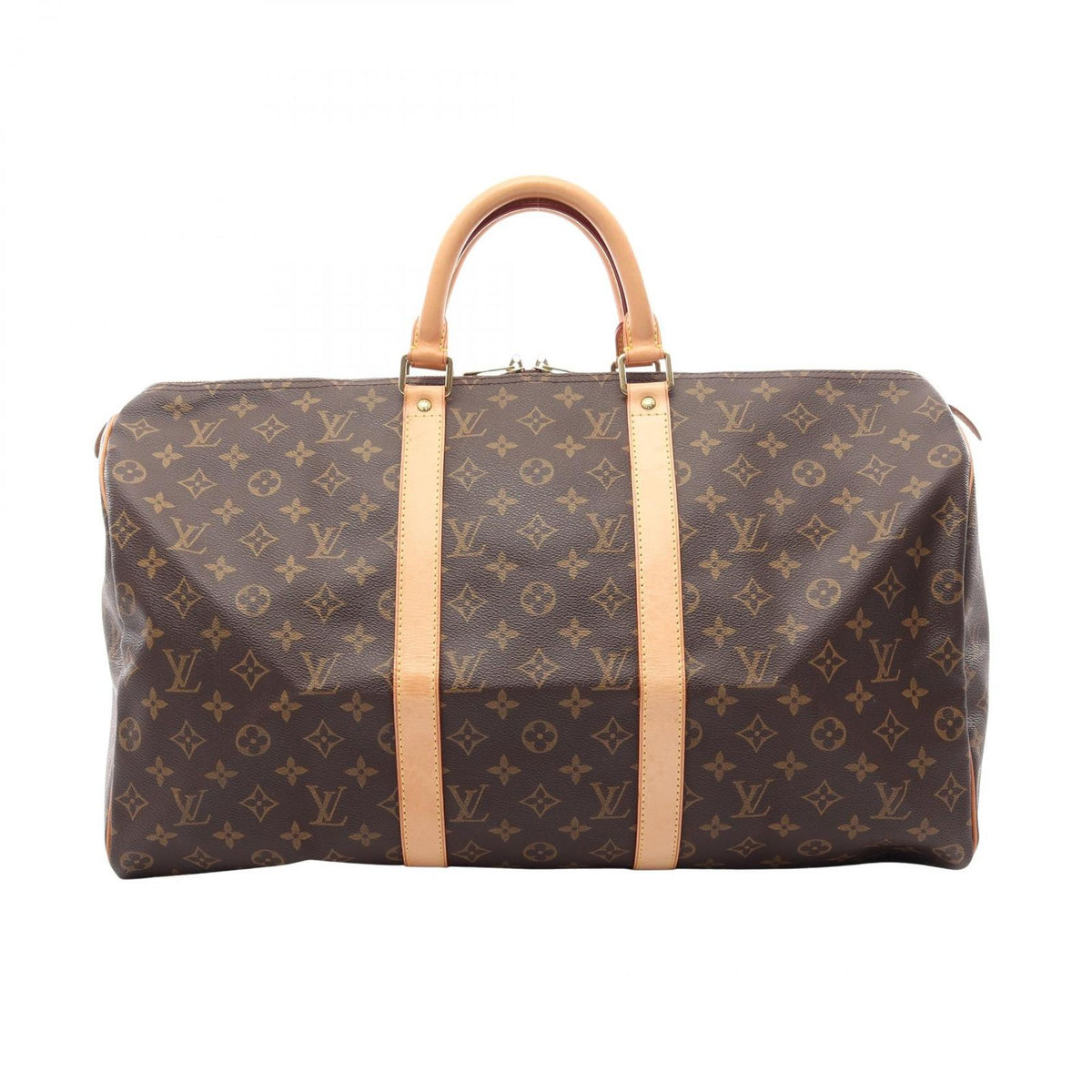Louis Vuitton Boston Bag Keepall 50 Monogram Leather