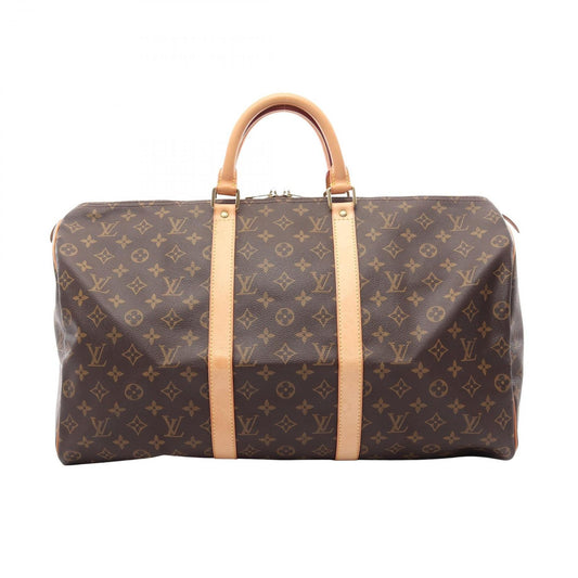 Louis Vuitton Boston Bag Keepall 50 Monogram Leather