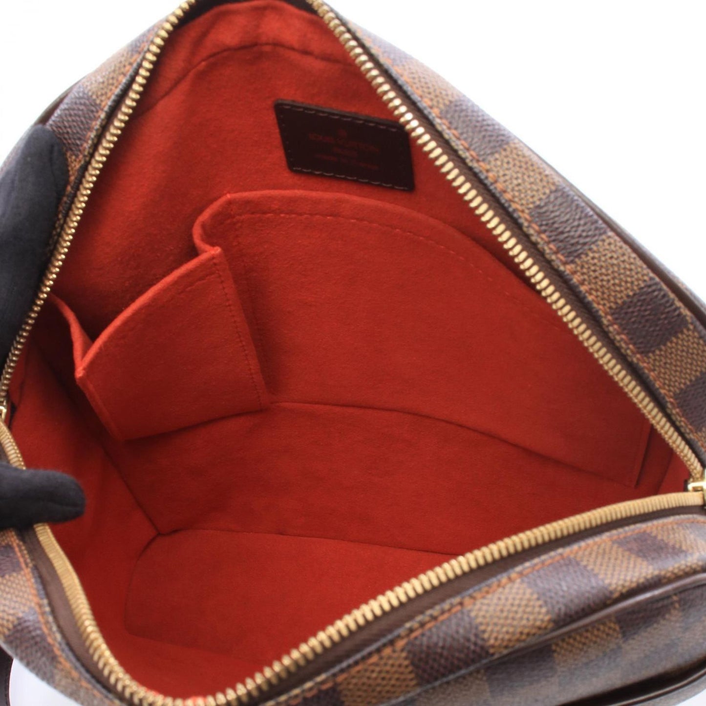 Louis Vuitton Shoulder Bag Ipanema GM Damier Ebene Leather — view 3