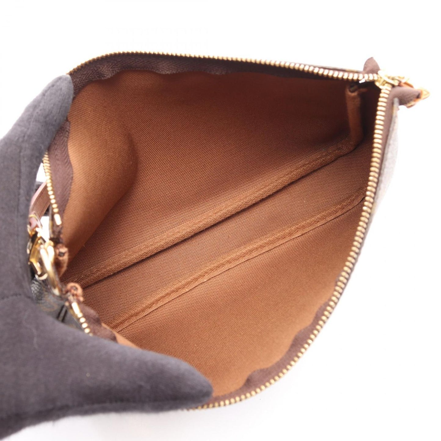 Louis Vuitton Handbag Pochette Soir Monogram Leather — view 3