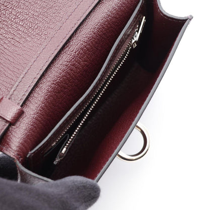 Hermes Shoulder Bag Chaine D'ancre to Go Compact Rouge Series Leather — view 3