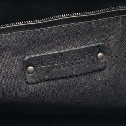 Bottega Veneta Shoulder Bag Intrecciato Black Leather — view 4