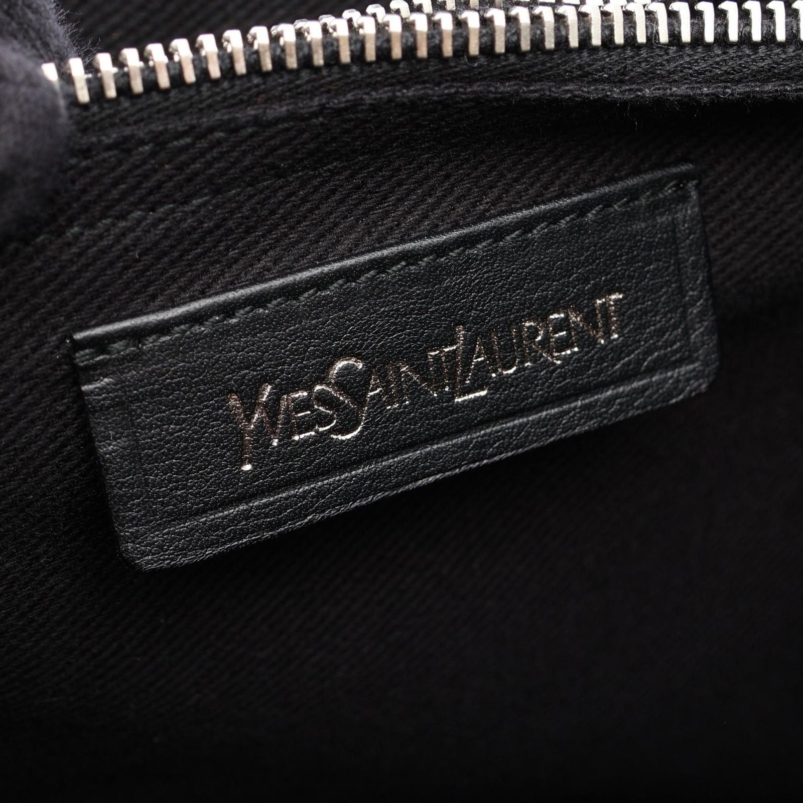 Saint Laurent Handbag Muse Two Mini 2-Way Black Leather Small — view 4