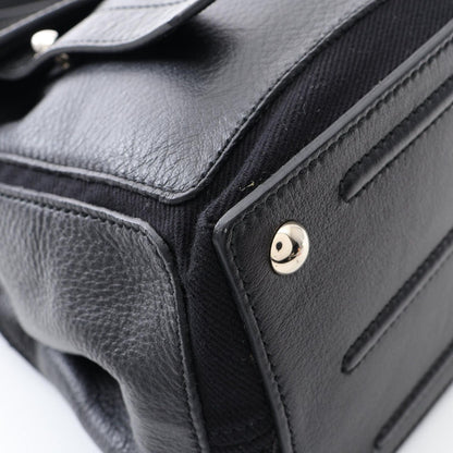 Saint Laurent Handbag Muse Two Mini 2-Way Black Leather Small — view 7