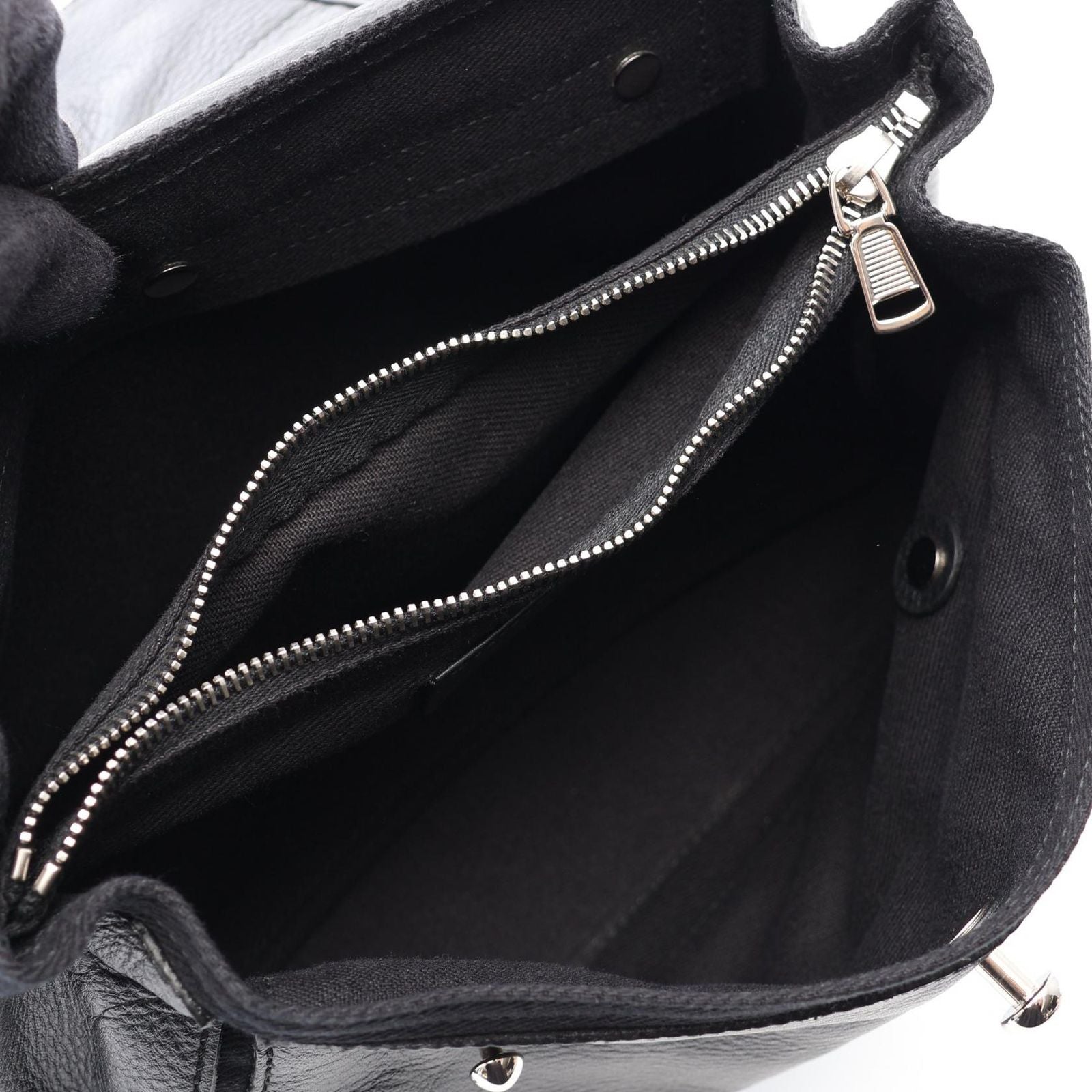 Saint Laurent Handbag Muse Two Mini 2-Way Black Leather Small — view 3