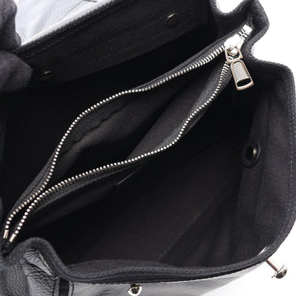 Saint Laurent Handbag Muse Two Mini 2-Way Black Leather Small — view 3