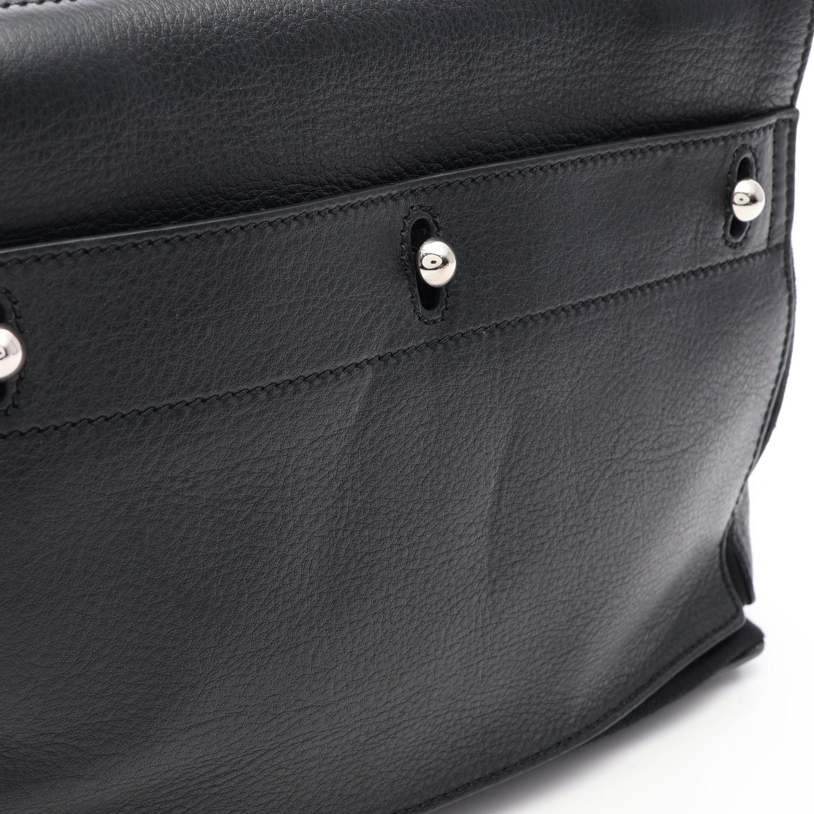 Saint Laurent Handbag Muse Two Mini 2-Way Black Leather Small — view 5