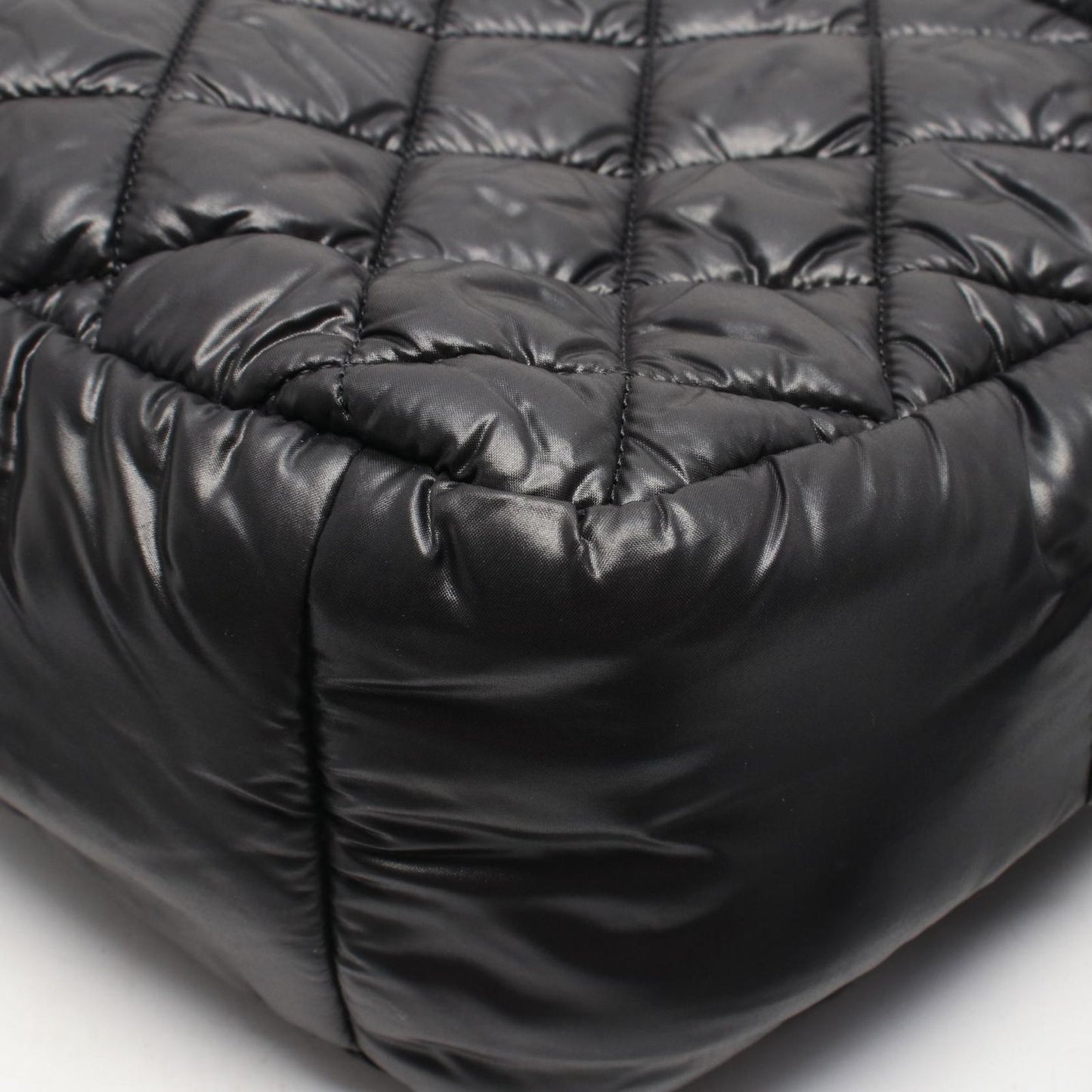 Chanel Shoulder Bag Coco Cocoon Small Messenger Black Nylon Leather — view 6