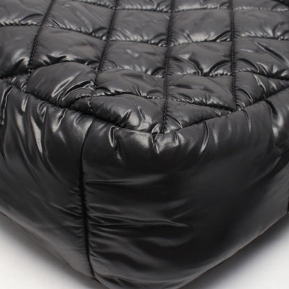 Chanel Shoulder Bag Coco Cocoon Small Messenger Black Nylon Leather — view 6