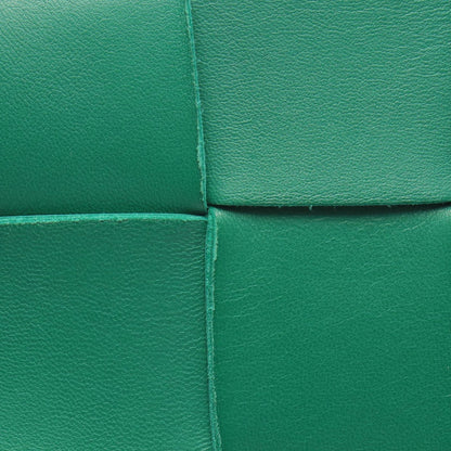 Bottega Veneta Shoulder Bag Cassette Green Lambskin — view 7