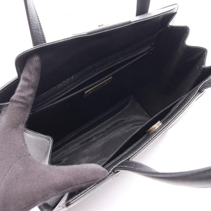 Saint Laurent Tote Bag Black Leather — view 3