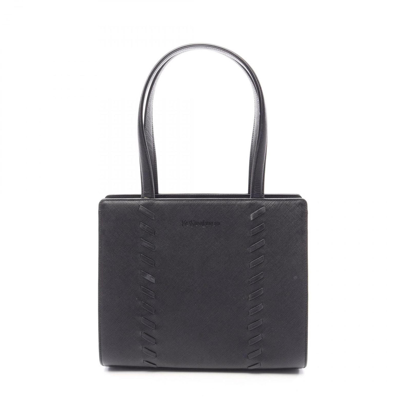 Saint Laurent Tote Bag Black Leather