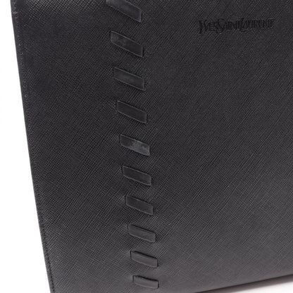 Saint Laurent Tote Bag Black Leather — view 8