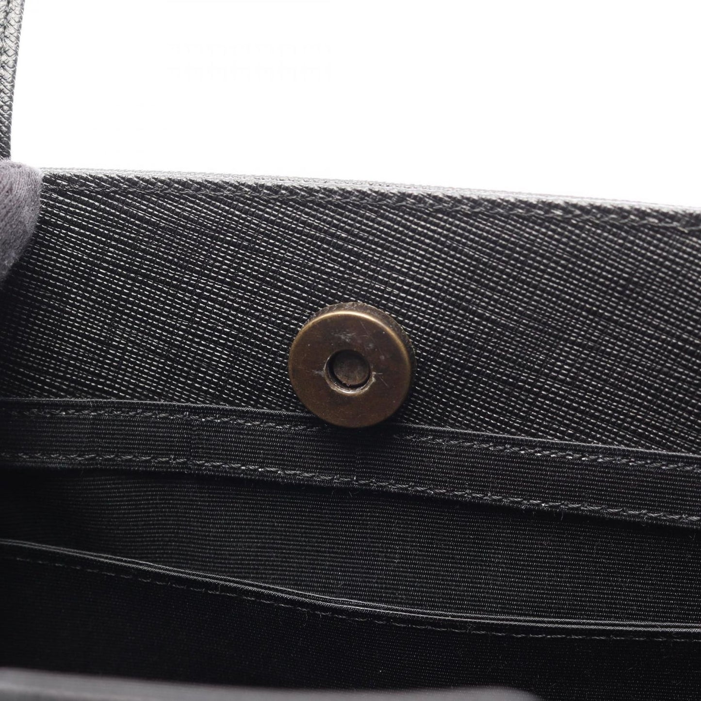 Saint Laurent Tote Bag Black Leather — view 6